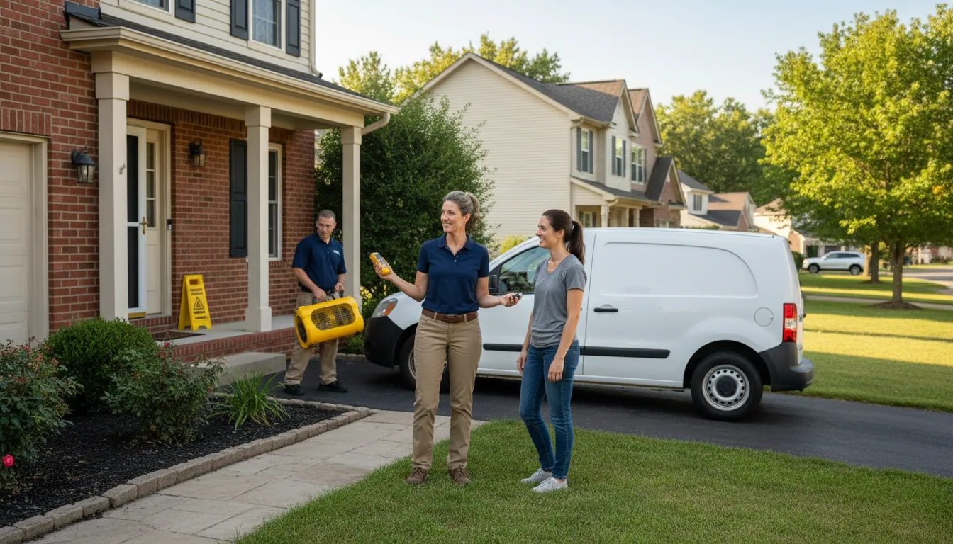 Residential water damage restoration in Rugby, TN